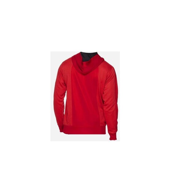 Mens Medium AND1 Red Double Team Full Zip Hoodie Activewear Jacket Outdoor - Picture 2 of 2